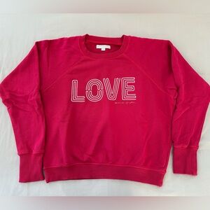Spiritual Gangster LOVE Hot Pink Sweatshirt